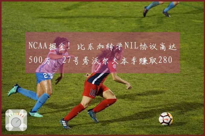 NCAA掘金！比东加转学NIL协议高达500万，27号秀沃尔夫本季赚取280万